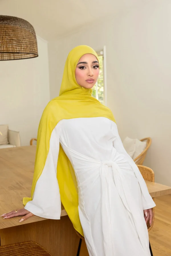 Embroidered Chiffon Hijab