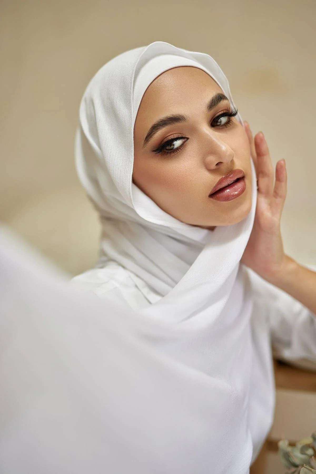 Ribbed Jersey Hijab - Image 1